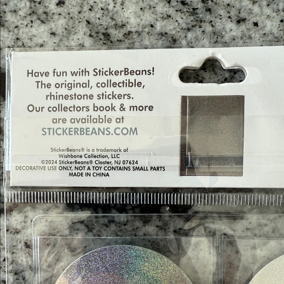 Claire's Multicolor Sticker Beans Set - Picture 4 of 5